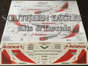 Airbus A320 de AVIANCA Argentina - Colombia - Brasil Delivery Scheme