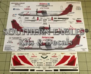 ATR 72-600 de AVIANCA Argentina - Colombia - Delivery Scheme