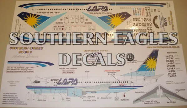 Boeing 737-700 LAPA Delivery Scheme 1997