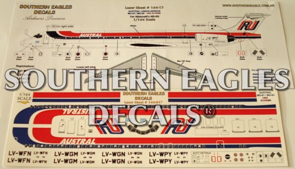 MD-80 AUSTRAL Líneas Aereas Scheme 1994 (Iberia)