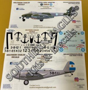 GLOSTER METEOR IV Fuerza Aerea Argentina & MARTIN B-10 Armada Argentina