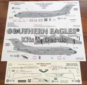 Fokker F28 Mk.1000 Fuerza Aerea Argentina - “Low Vis” Livery