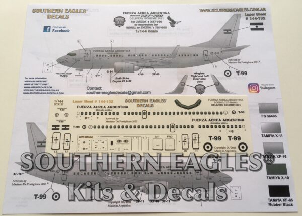 Boeing 737-700NG LADE - Fuerza Aerea Argentina “2021 Delivery Scheme”