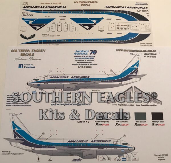 Boeing 737-700NG Aerolineas Argentinas “RETRO Livery”