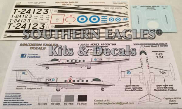 Gates Learjet 35A Fuerza Aerea Argentina & DHC-6 Twin Otter Armada Argentina