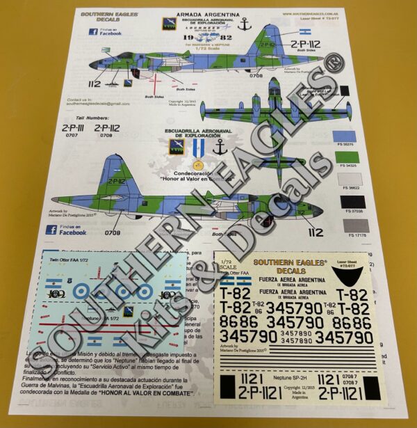 Lockheed SP-2H Neptune Armada Argentina & DHC-6 Twin Otter Fuerza Aerea Argentina