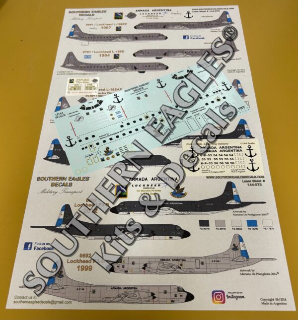 Lockheed L-188 ELECTRA & P3-B ORION - Armada Argentina