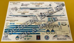 Boeing 707-320B/C Fuerza Aerea Argentina Schemes1975-1993