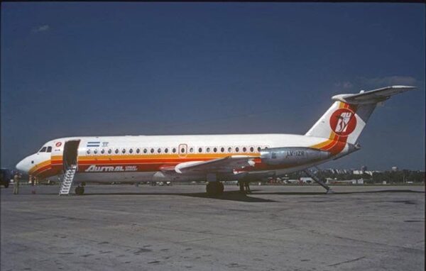 BAC 1 11-400 AUSTRAL Lineas Aereas “1974-1978” Red livery scheme