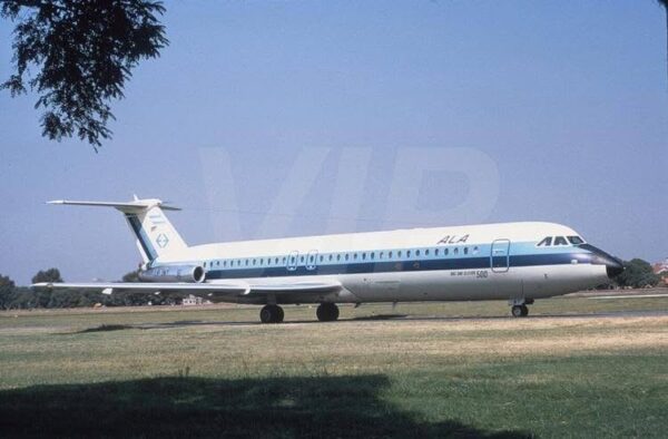 BAC 1 11-500 ALA Lineas Aereas - 1969 delivery scheme