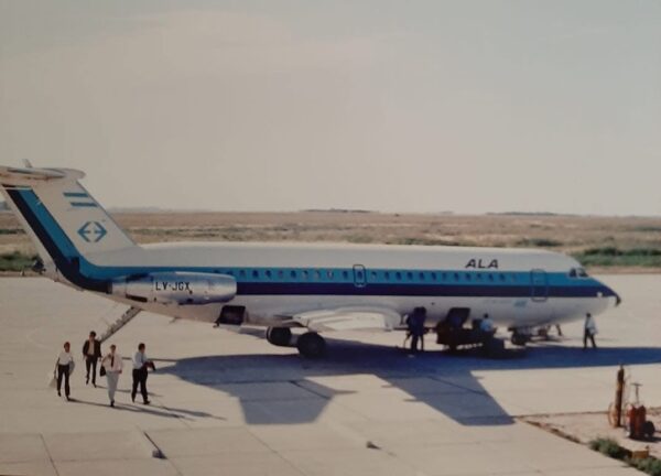 BAC 1 11-400 ALA Lineas Aereas - 1967 delivery scheme