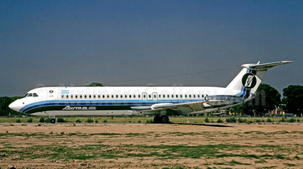 BAC 1 11-500 AUSTRAL Lineas Aereas “1974-1978” Blue livery scheme
