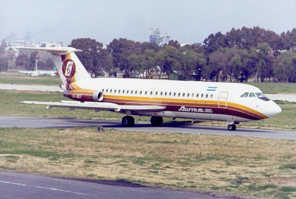BAC 1 11-400 AUSTRAL Lineas Aereas “1974-1978” Brown livery scheme
