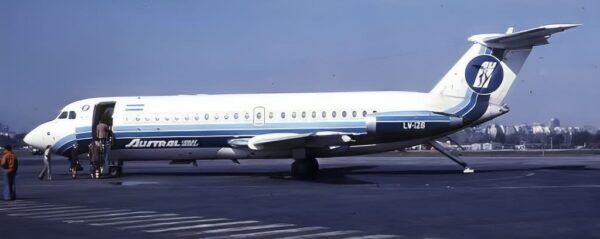 BAC 1 11-400 AUSTRAL Lineas Aereas “1974-1978” Blue livery scheme