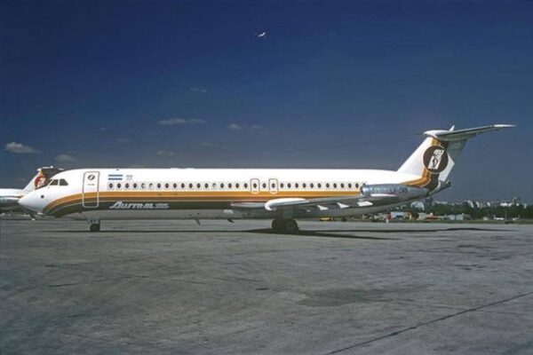 BAC 1 11-500 AUSTRAL Lineas Aereas “1974-1978” Brown livery scheme