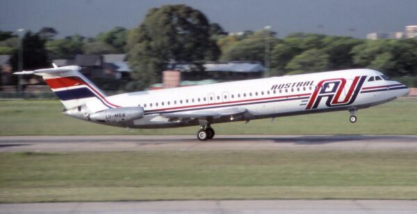 BAC 1 11-500 AUSTRAL Lineas Aereas "PUENTE AEREO MALVINAS" scheme