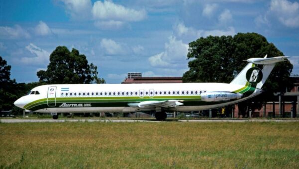BAC 1 11-500 AUSTRAL Lineas Aereas “1974-1978” Green livery scheme