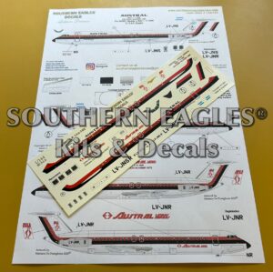 BAC 1 11-500 AUSTRAL Lineas Aereas - 1969 delivery scheme