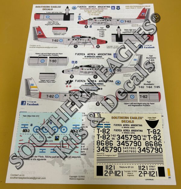 Lockheed SP-2H Neptune Armada Argentina & DHC-6 Twin Otter Fuerza Aerea Argentina