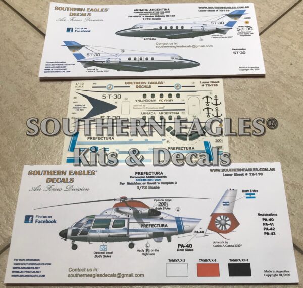HS-125 Armada Argentina & AS365 Dauphine Prefectura Naval Argentina