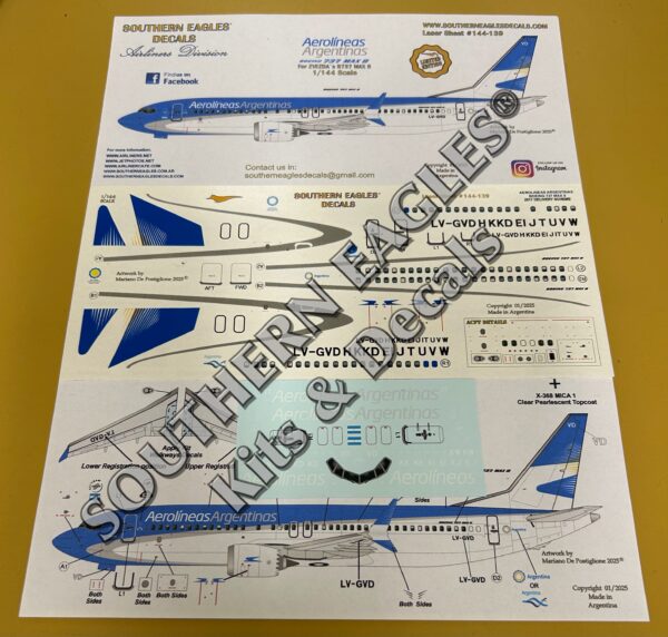 Boeing 737 MAX 8 Aerolineas Argentinas “2017 Delivery Scheme