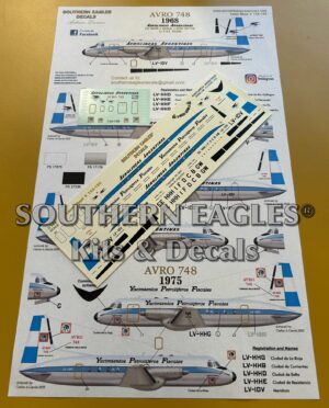 AA6E0B2C-2B5C-45FF-B2C1-B8F423C19E94 AVRO HS-748 - Aerolineas Argentinas / YPF Schemes